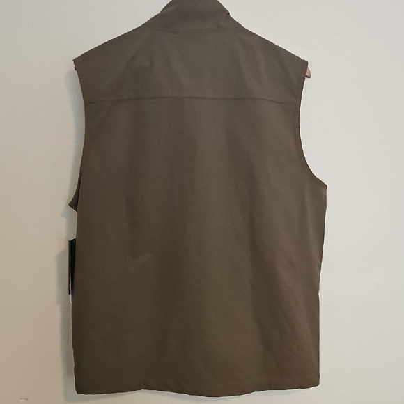 NWT Free Country Stretch Rip Stop Mens Outdoor Vest W Zip Pockets Sz. S - Picture 5 of 9